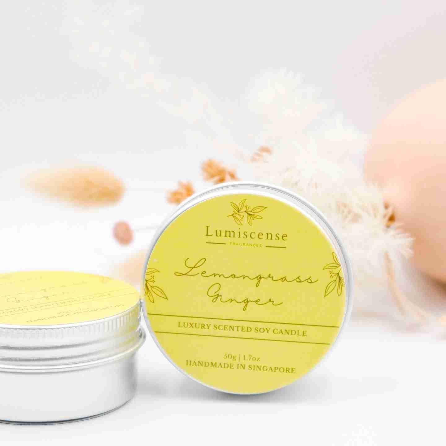 Lumiscense Soy Wax Candle - Lemongrass Ginger - Image 2