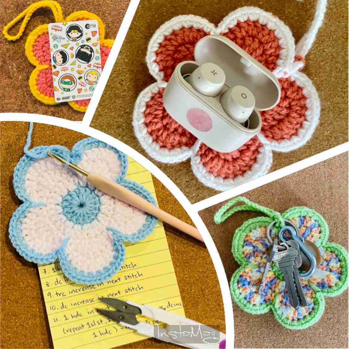 Make and Take- Crochet A Flower Bag Charm